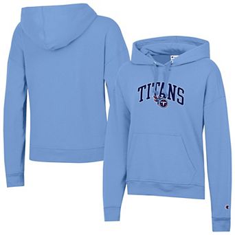 Women's Champion Light Blue Tennessee Titans Powerblend Hoodie