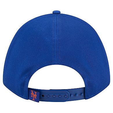 Women's New Era Royal New York Mets Metallic A-Frame 9FORTY Adjustable Hat