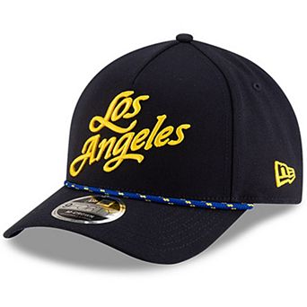 Youth New Era Midnight Blue Los Angeles Rams 2025 Rivalries Collection 9FORTY A-Frame Adjustable Hat