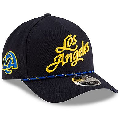 Youth New Era Midnight Blue Los Angeles Rams 2025 Rivalries Collection 9FORTY A-Frame Adjustable Hat