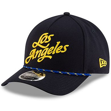 Youth New Era Midnight Blue Los Angeles Rams 2025 Rivalries Collection 9FORTY A-Frame Adjustable Hat