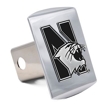 WinCraft Northwestern Wildcats Premium Metal Chrome Hitch Cover