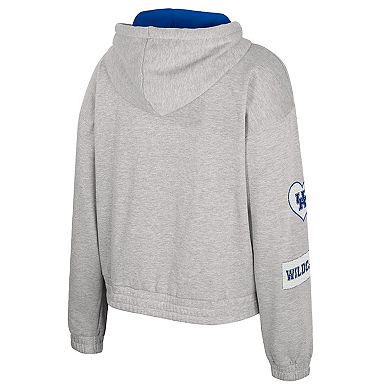 Women's Colosseum Gray Kentucky Wildcats Alfie Full-Zip Hoodie Jacket