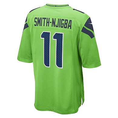 Men's Nike Jaxon Smith-Njigba Neon Green Seattle Seahawks Game Jersey