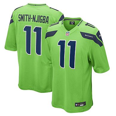 Men's Nike Jaxon Smith-Njigba Neon Green Seattle Seahawks Game Jersey