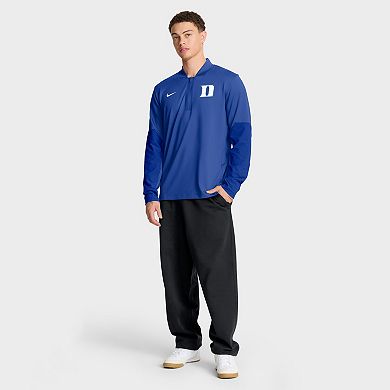 Men's Nike Royal Duke Blue Devils One Goal Performance Half-Zip Pullover