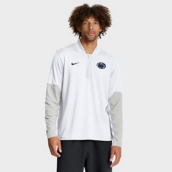 Men's Nike White Penn State Nittany Lions One Goal Performance Half-Zip Pullover