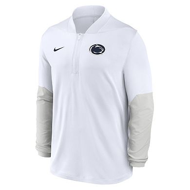 Men's Nike White Penn State Nittany Lions One Goal Performance Half-Zip Pullover