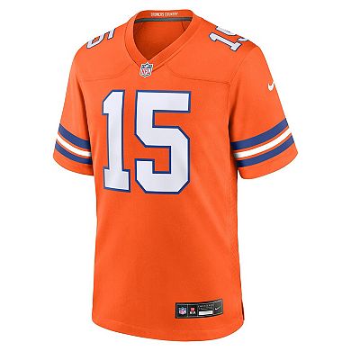 Men's Nike Nik Bonitto Orange Denver Broncos Alternate 2 Mile High Collection 1977 Throwback Game Jersey