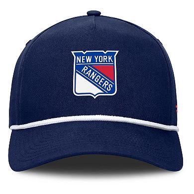 Men's Fanatics Navy New York Rangers Authentic Pro Rink Roper A-Frame Adjustable Hat