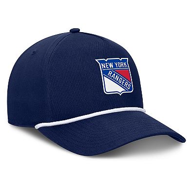 Men's Fanatics Navy New York Rangers Authentic Pro Rink Roper A-Frame Adjustable Hat