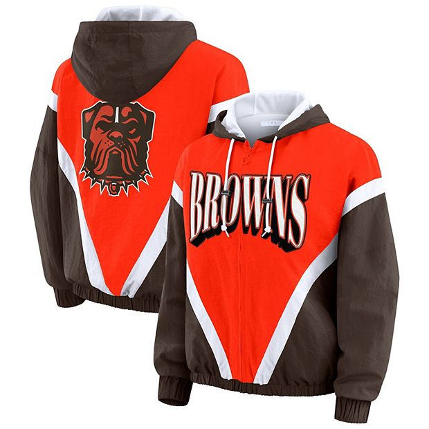 Women's WEAR by Erin Andrews Orange/Brown Cleveland Browns Plus
