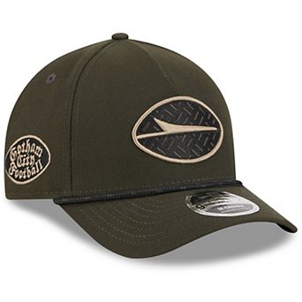 Men's New Era Gotham Green New York Jets 2025 Rivalries Collection Sideline A-Frame 9FORTY Adjustable Hat