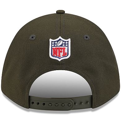 Men's New Era Gotham Green New York Jets 2025 Rivalries Collection Sideline A-Frame 9FORTY Adjustable Hat