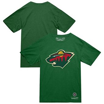 Men's Mitchell & Ness Green Minnesota Wild Heritage T-Shirt