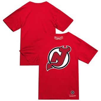 Men's Mitchell & Ness Red New Jersey Devils Heritage T-Shirt