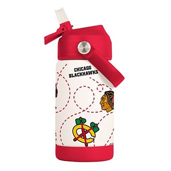 Logo Brands Chicago Blackhawks 12oz. Mascot Bottle