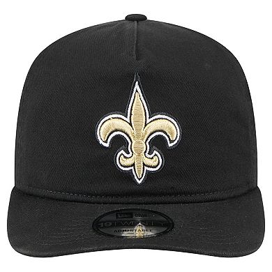Men's New Era Black New Orleans Saints Team 19TWENTY Adjustable Hat
