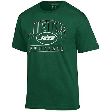 Men's Champion Green New York Jets Football T-Shirt