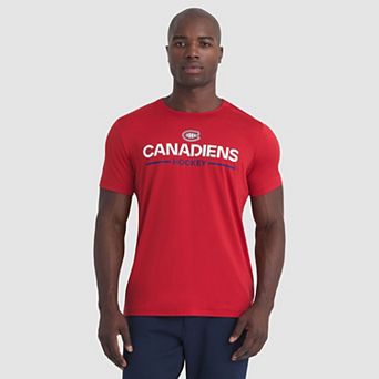 Men's Fanatics Red Montreal Canadiens Authentic Pro Rink Tech T-Shirt