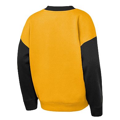 Youth Outerstuff Gold/Black Pittsburgh Penguins Impact Player Sweatshirt