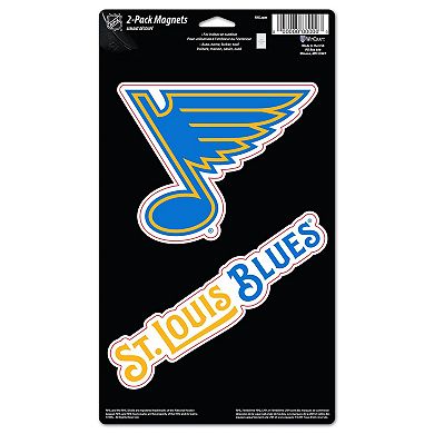 WinCraft St. Louis Blues Two-Piece Premium Acrylic Fridge Magnet Set