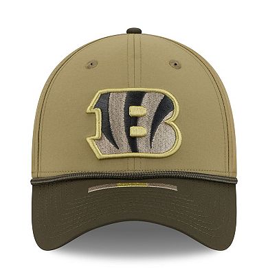 Men's New Era Green Cincinnati Bengals 2025 Salute to Service 39THIRTY Flex Hat