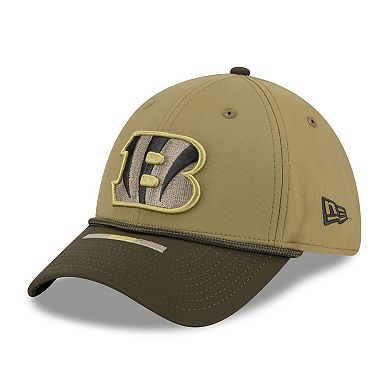Men's New Era Green Cincinnati Bengals 2025 Salute to Service 39THIRTY Flex Hat