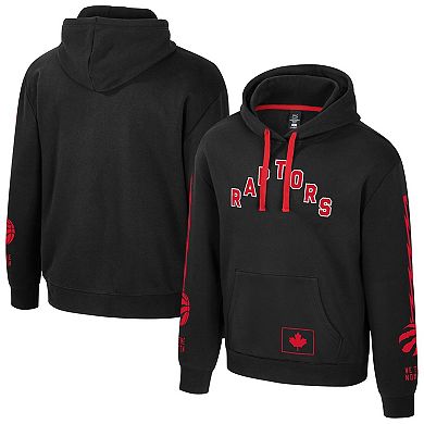 Unisex Stadium Essentials Black Toronto Raptors City Star Hoodie