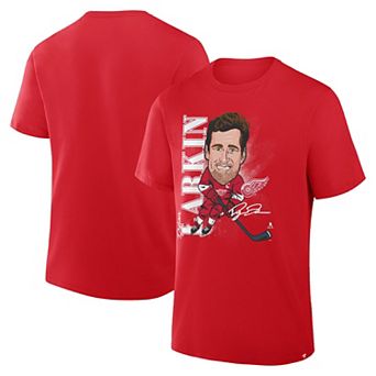 Men's Fanatics Dylan Larkin Red Detroit Red Wings Caricature Player T-Shirt