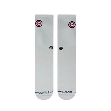 Unisex Stance Chicago Cubs White Crested Knit Crew Socks