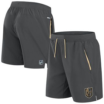 Men's Fanatics Gray Vegas Golden Knights Authentic Pro Rink Performance Shorts