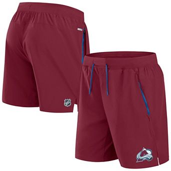 Men's Fanatics Burgundy Colorado Avalanche Authentic Pro Rink Performance Shorts