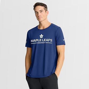 Men's Fanatics Blue Toronto Maple Leafs Authentic Pro Rink Tech T-Shirt