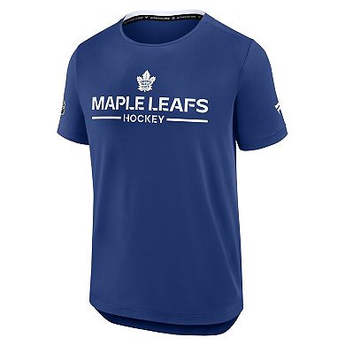 Men's Fanatics Blue Toronto Maple Leafs Authentic Pro Rink Tech T-Shirt