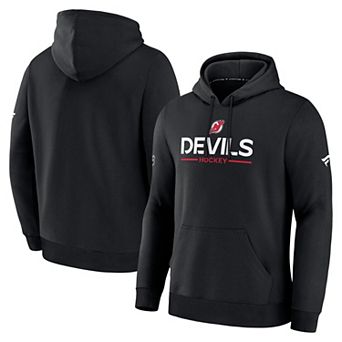 Men's Fanatics Black New Jersey Devils Authentic Pro Primary Hoodie