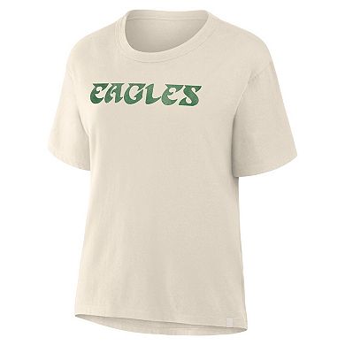 Women's Fanatics Cream Philadelphia Eagles Dove Legacy T-Shirt