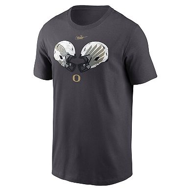 Men's Nike Anthracite Oregon Ducks Shoe Duck Unstoppable Force Dri-FIT T-Shirt