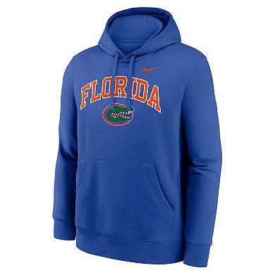 Men's Nike Royal Florida Gators Club Fleece Arch Pullover Hoodie