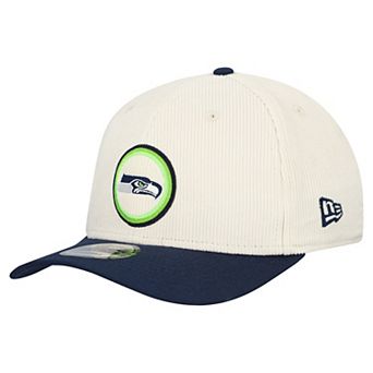 Men's New Era Stone Seattle Seahawks Loyal Corduroy 9SEVENTY Adjustable Hat