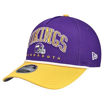Youth New Era Purple/Gold Minnesota Vikings Arch 9FORTY A-Frame Adjustable Hat