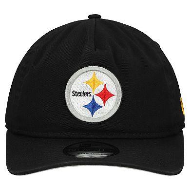 Men's New Era Black Pittsburgh Steelers Team 19TWENTY Adjustable Hat
