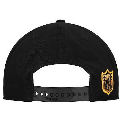 Men's New Era Black Pittsburgh Steelers Team 19TWENTY Adjustable Hat