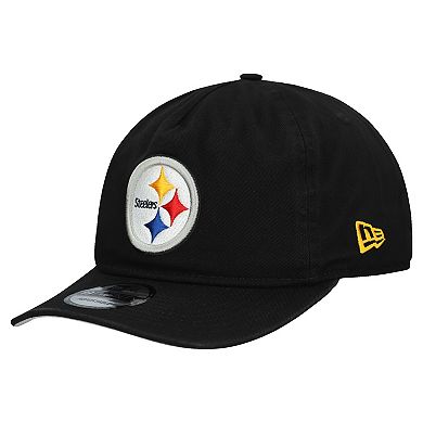 Men's New Era Black Pittsburgh Steelers Team 19TWENTY Adjustable Hat
