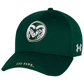 Men's Under Armour Green Colorado State Rams Sideline Blitzing Accent Adjustable Hat