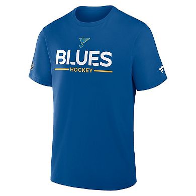Men's Fanatics Blue St. Louis Blues Authentic Pro Primary T-Shirt