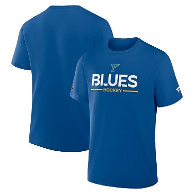 Men's Fanatics Blue St. Louis Blues Authentic Pro Primary T-Shirt