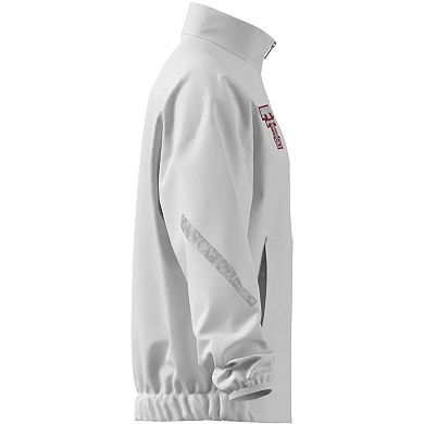 Men's adidas x Mahomes White Texas Tech Red Raiders Strategy Full-Zip Track Jacket