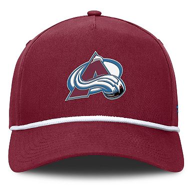 Men's Fanatics Burgundy Colorado Avalanche Authentic Pro Rink Roper A-Frame Adjustable Hat