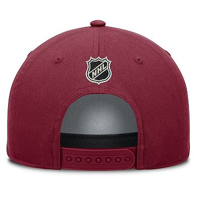 Men's Fanatics Burgundy Colorado Avalanche Authentic Pro Rink Roper A-Frame Adjustable Hat